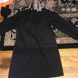 Black Open Sleeve Dress