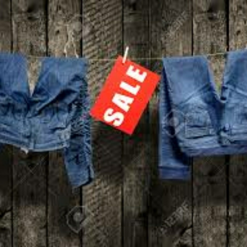 All jeans will be sold!