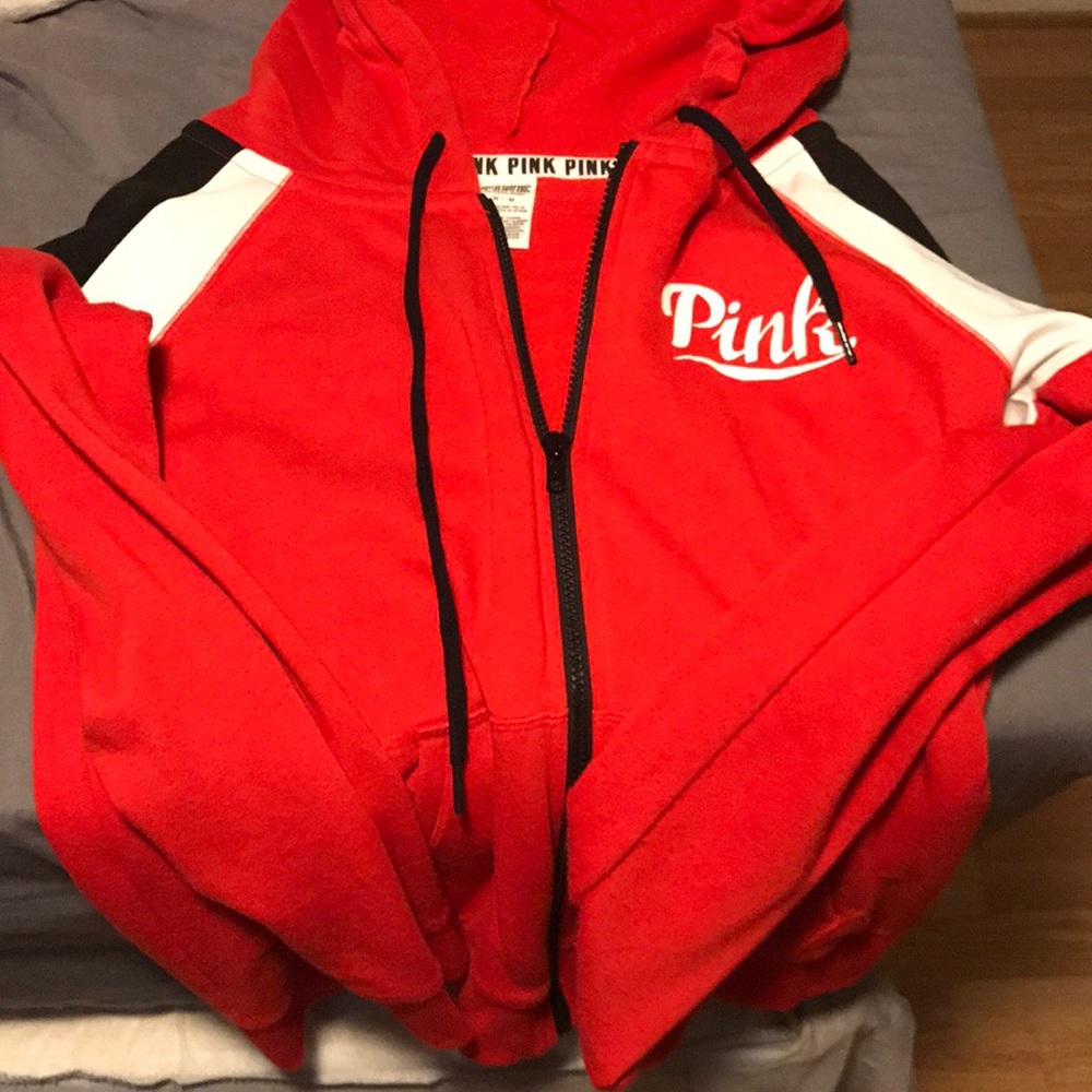 PINK zip up hoodie.