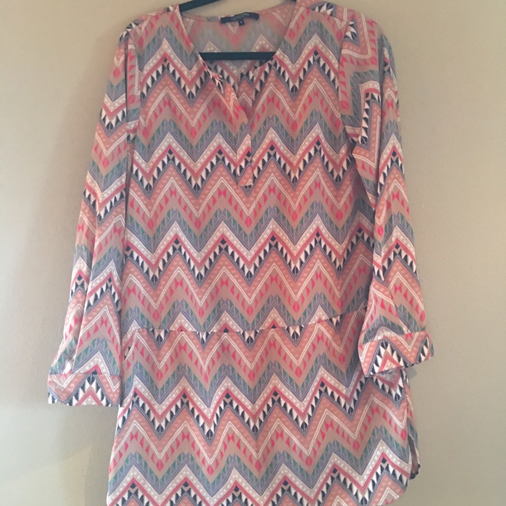 19 Cooper Aztec Tunic Dress