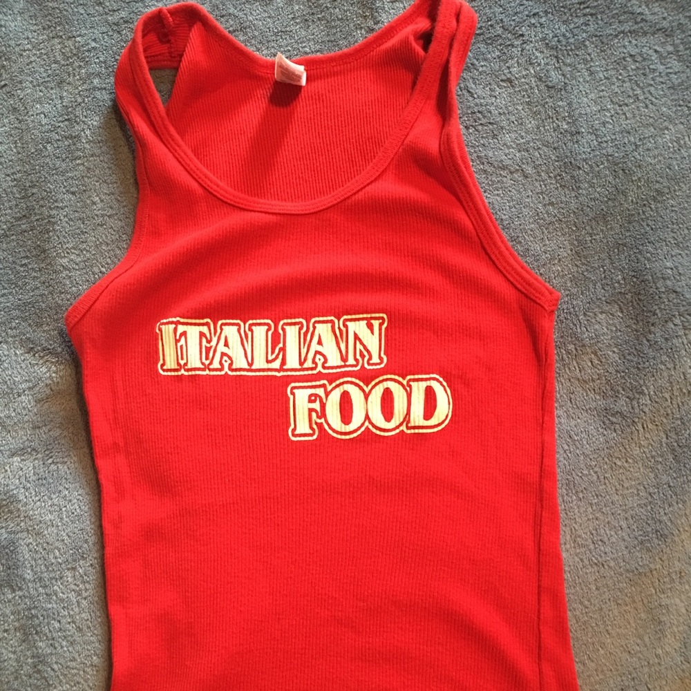 Italian food cute tank