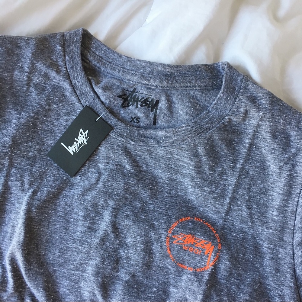 Stussy old stamp boyfriend tshirt