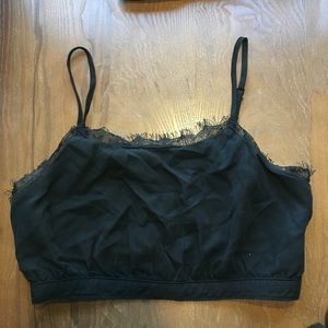 Black Urban Outfitters crop top