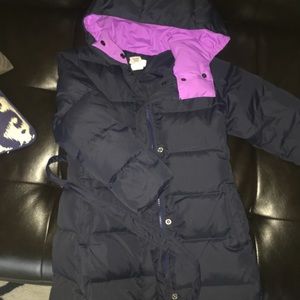 Crew Cuts Girls Knee Length Down Coat