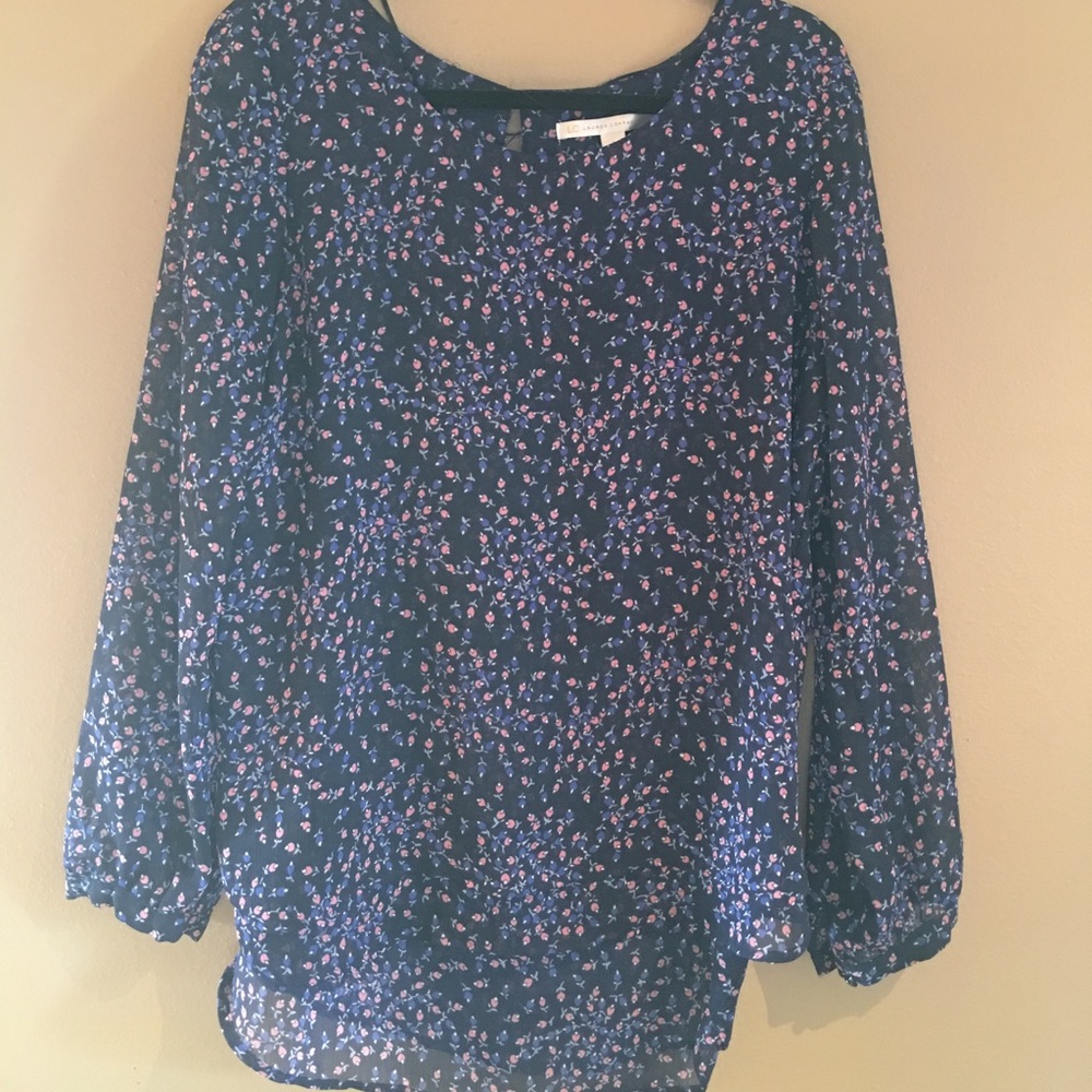 LC Lauren Conrad Printed Top