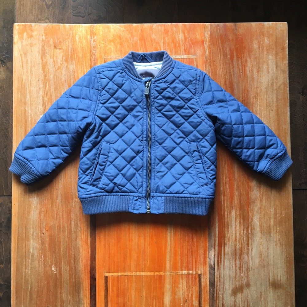 Vince Kids Quilted Bomber
