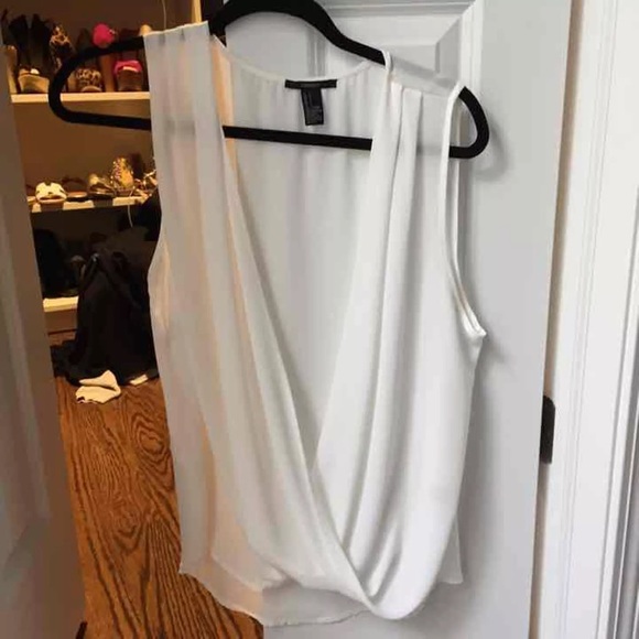 Forever 21 assist Blouse Sheer - Picture 1 of 1