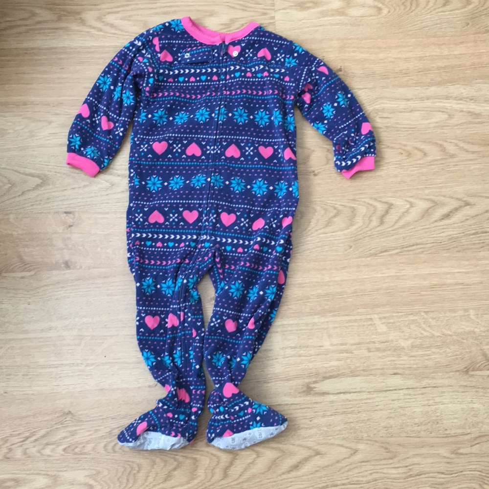 LAST CHANCE🐳Carter's fleece winter footie pajamas