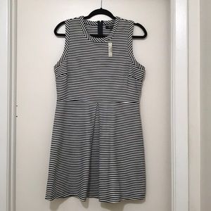 MADEWELL striped afternoon dress