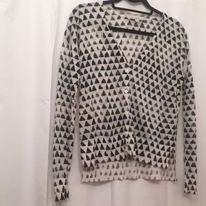 LOFT lightweight printed cardigan