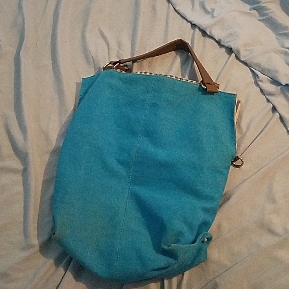 Blue purse