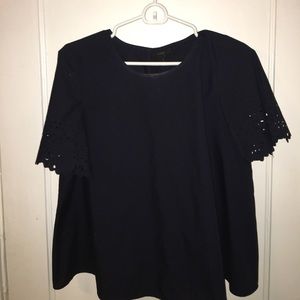 Navy blouse