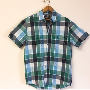 Vans Short Sleeve Button Down