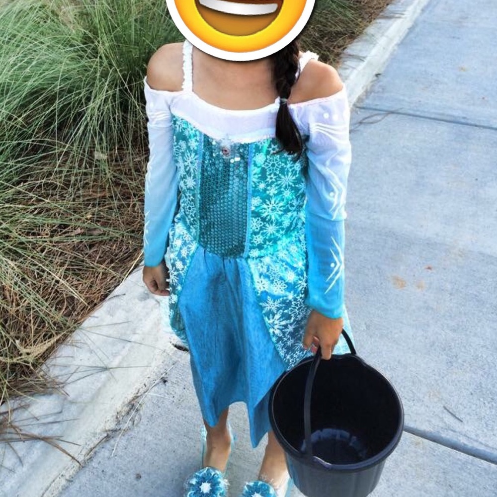 Frozen princess Elsa Halloween costume ❄️💙🎃