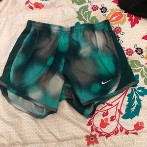 Size large in kids Nike shorts.