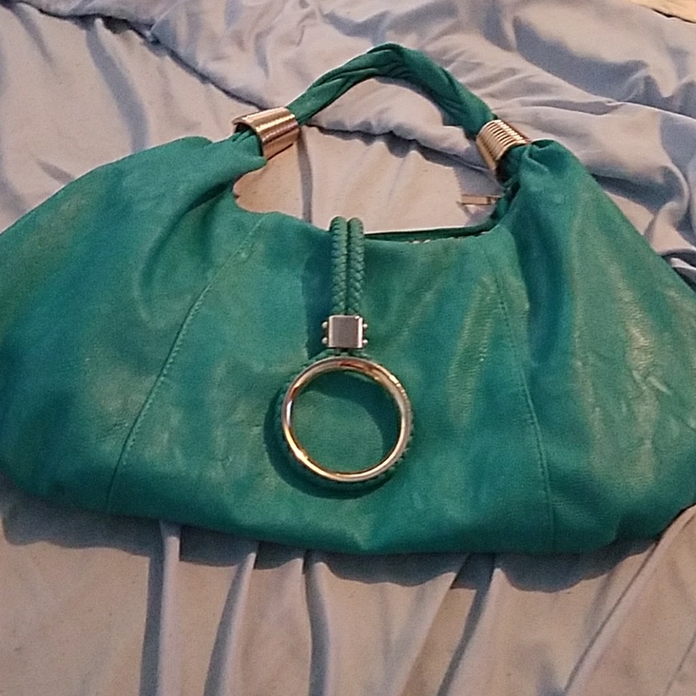 Blue purse