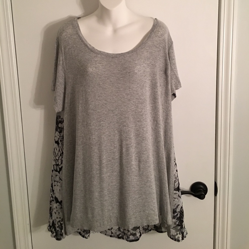 Long Light gray top