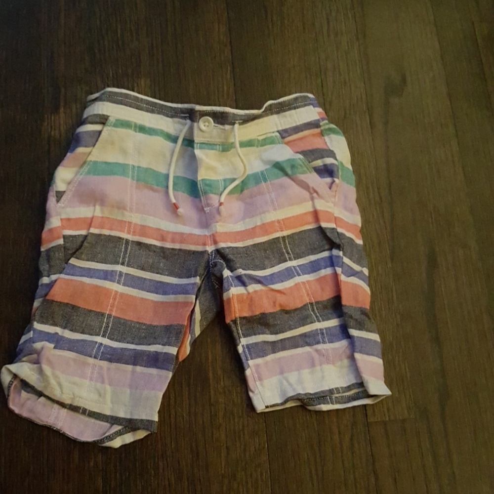 Multi colored Bermuda  shorts kids size 10-12 or L