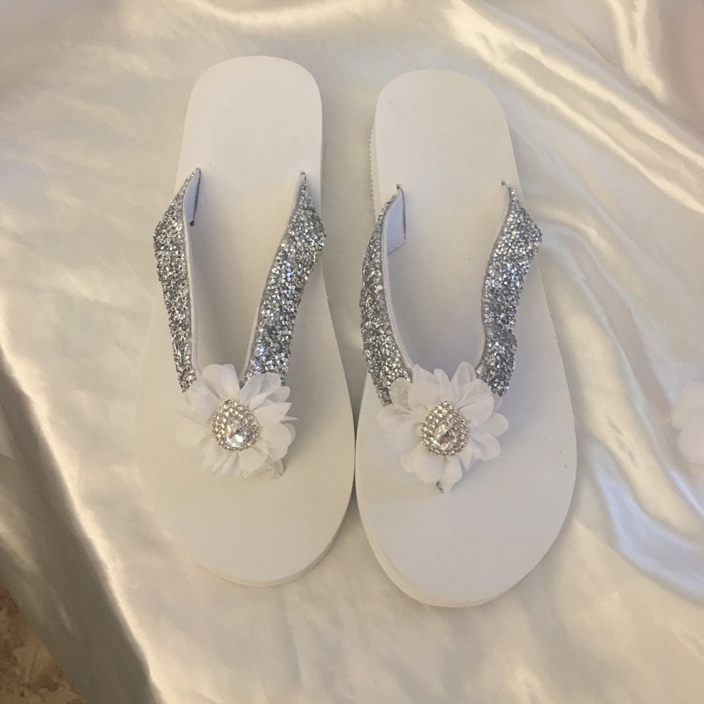 Bridal Bling Flip Flops