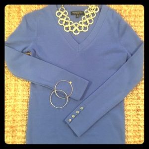 Cornflower blue Banana Republic sweater