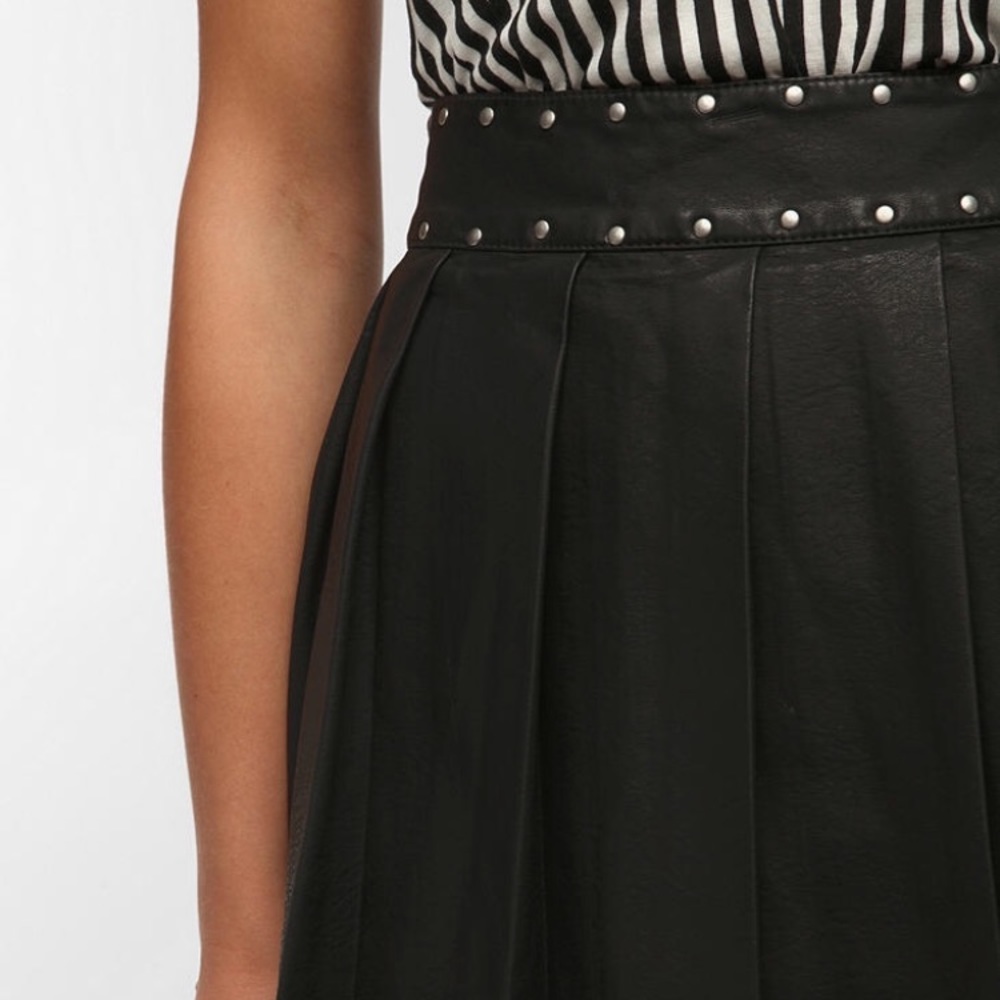 UO Faux leather skirt