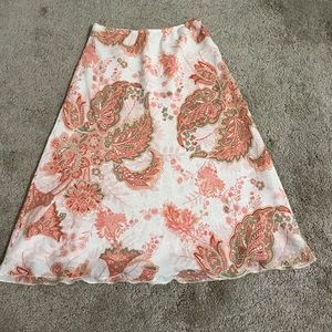 Reversible Coral Skirt