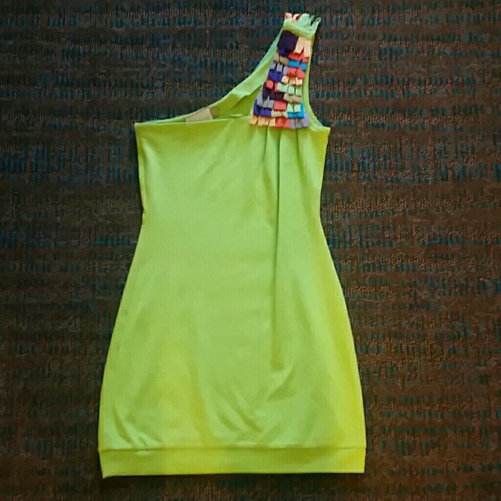 Fumblin' Foe Green dress