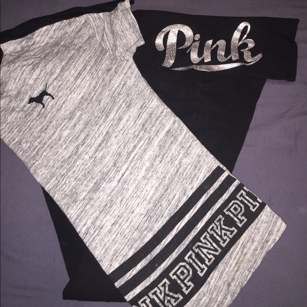 VICTORIA'S SECRET XS SHIRT & YOGA PANT XS