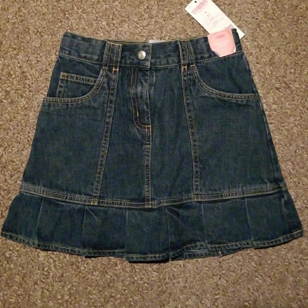Gymboree denim skort sz 8 NWT