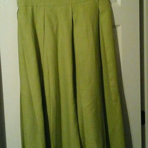 Box pleated skirts