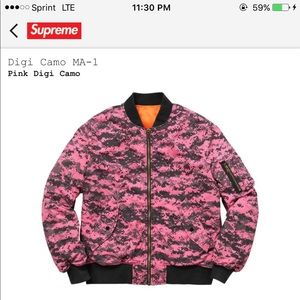 Supreme Digital Camo Jacket