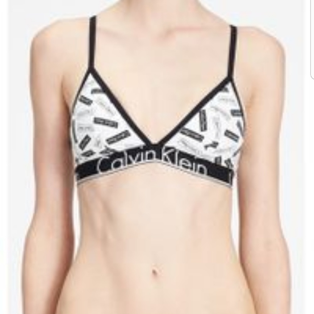 Black & White calvin klein sports bra or night top