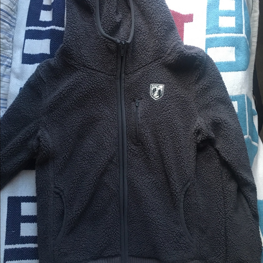 American Eagle Fleece Charcoal Hoodie