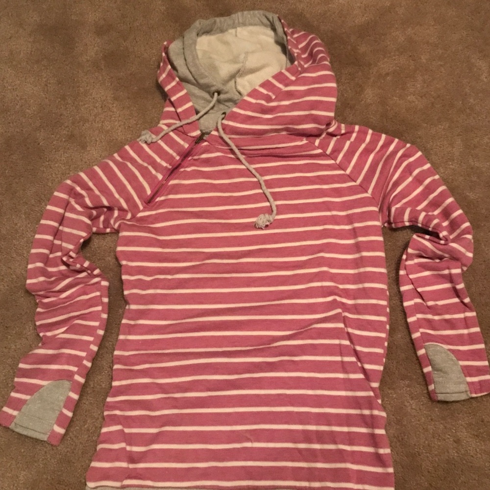 Double hooded sweatshirt