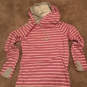 Double hooded sweatshirt