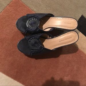Adrienne Vittadini blue wedges