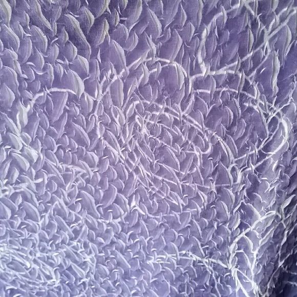 Purple & White Floral Chiffon Dress with Slip - Picture 3 of 6