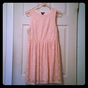 Peach colored casual dress, worn 1x to a wedding