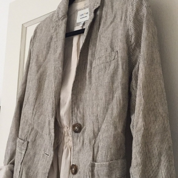 Linen pinstripe jacket - Picture 3 of 3