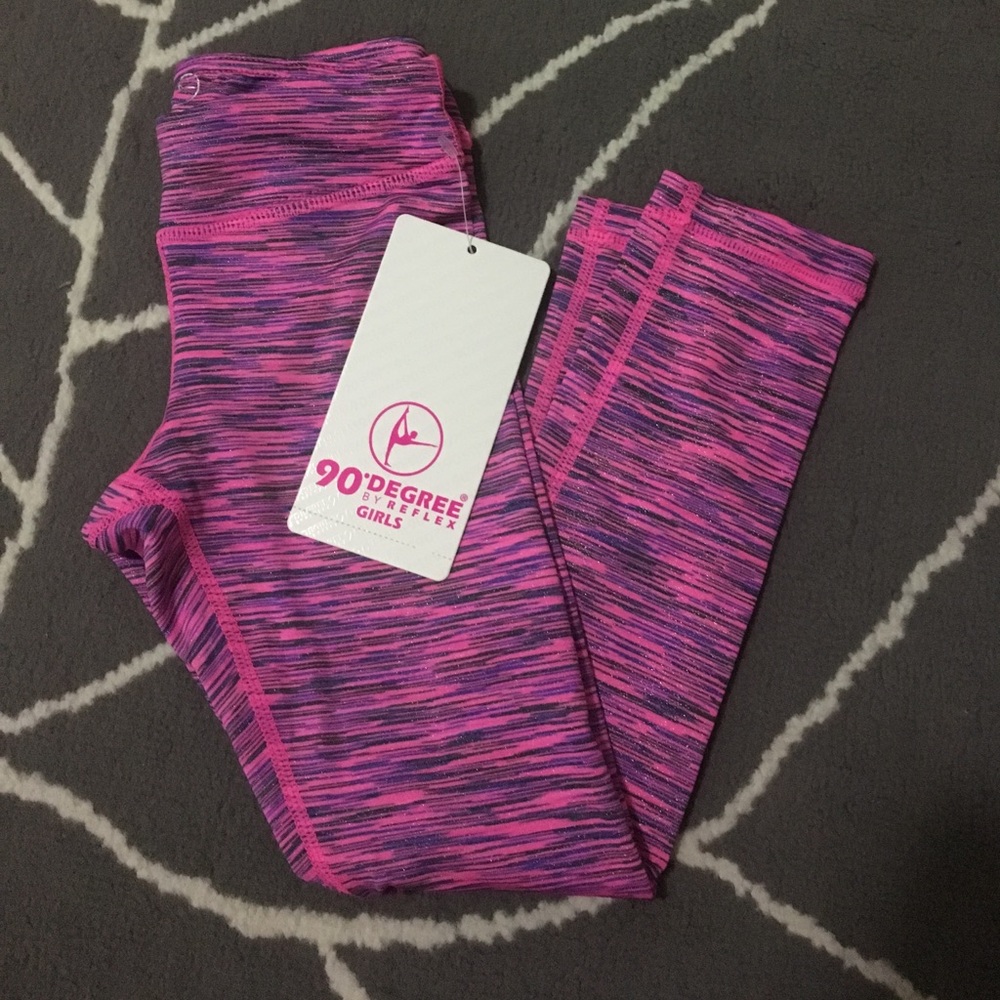 Girls brand NWT pink tights/leggings