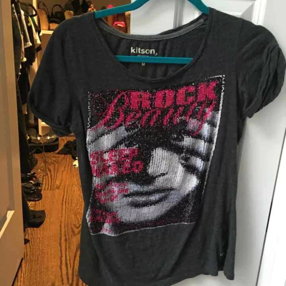 Kitson LA Embellished Tee
