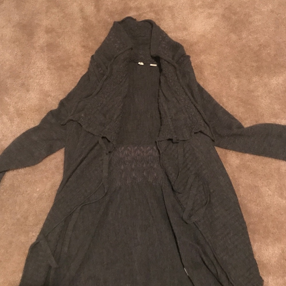 Anthropology gray sweater
