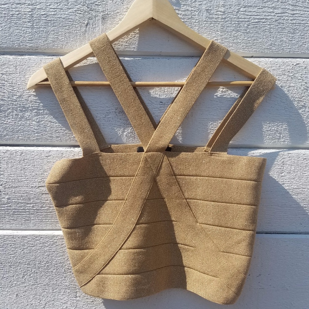 NBD Gold Crop Top