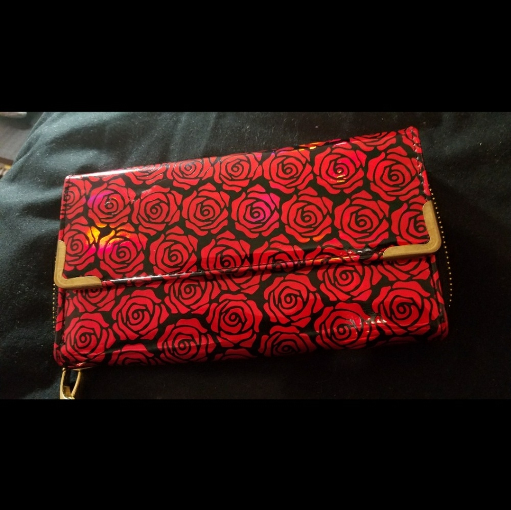 Rose Petal clutch wallet