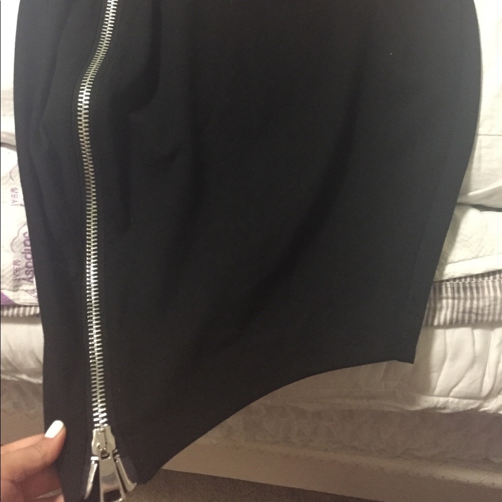 Nasty gal: zip it up black midi skirt - Picture 8 of 8