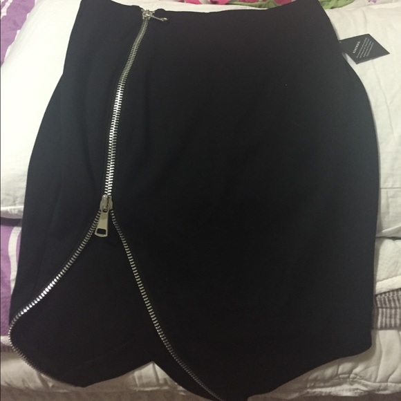 Nasty gal: zip it up black midi skirt - Picture 3 of 8