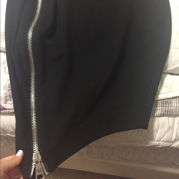 Nasty gal: zip it up black midi skirt - Picture 8 of 8