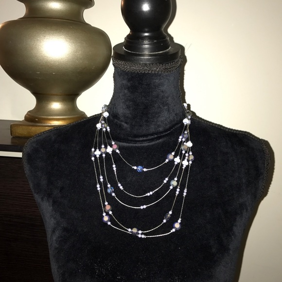 🍰 Multi strings & beading necklace Charming C. - Picture 6 of 8