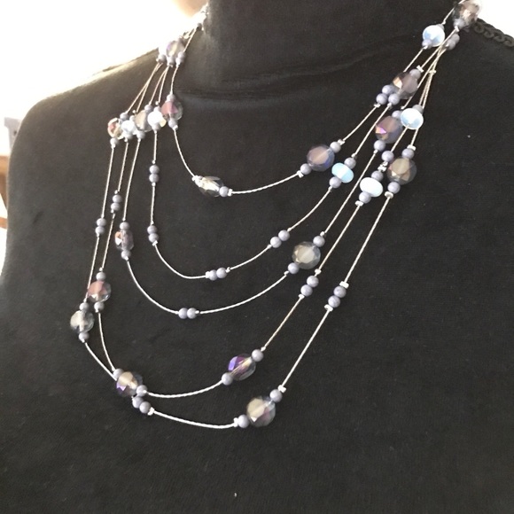 🍰 Multi strings & beading necklace Charming C. - Picture 7 of 8