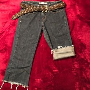 Levi's Superlow 518, cut-off capris/shorts sz7